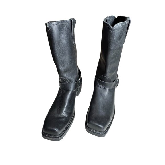 DURANGO Men's Harness Boot Black Leather 11" DB510 Men's Size 11.5 - Picture 9 of 11